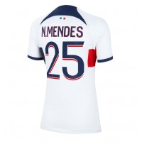 Paris Saint-Germain Nuno Mendes #25 Auswärtstrikot Frauen 2023-24 Kurzarm